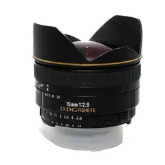 BRUKT Sigma 15mm f/2.8 D EX Fisheye Tilstand: 3 | Nikon F (FX)