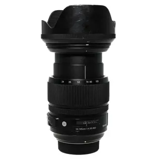 BRUKT Sigma 24-105mm f/4 DG OS HSM ART Tilstand: 3 | Nikon F (FX)