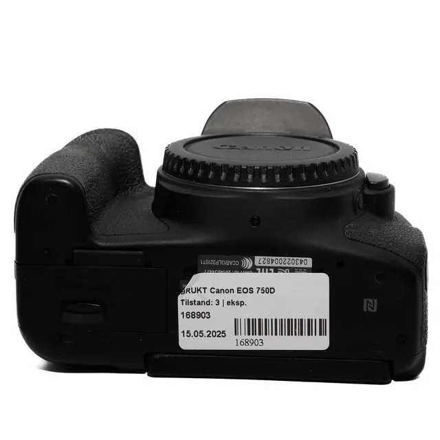 BRUKT Canon EOS 750D Tilstand: 3 | eksp. 