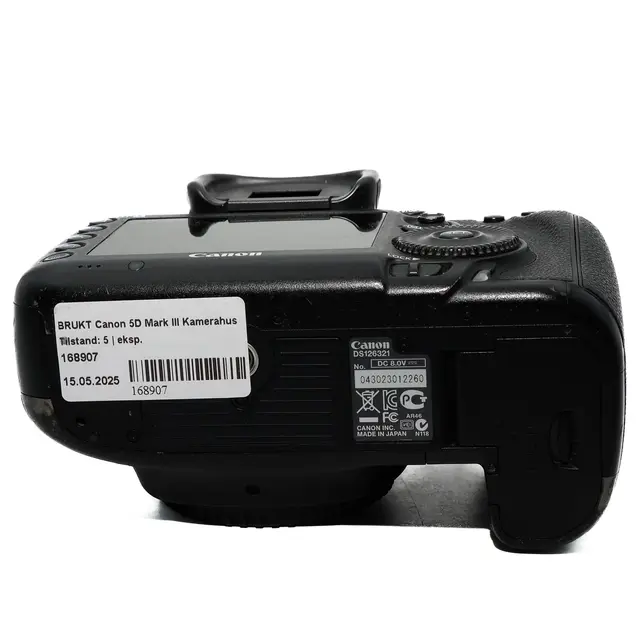 BRUKT Canon 5D Mark III Kamerahus Tilstand: 5 | 160348 - 107% eksp. 