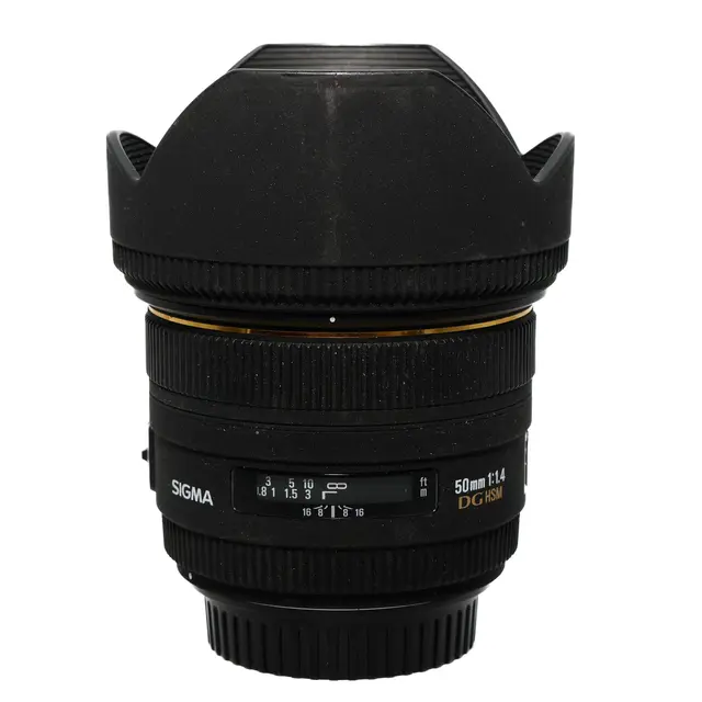 BRUKT Sigma 50mm f/1.4 EX DG HSM Tilstand: 3 | Canon EF 