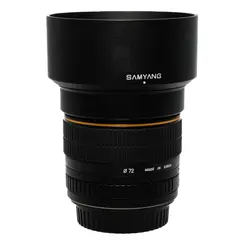 BRUKT Samyang 85mm f/1.4 ASPH IF Tilstand: 2 | Canon EF