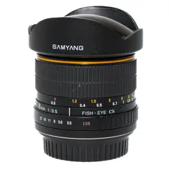 BRUKT Samyang 8mm f/3.5 Fisheye AE CS Tilstand: 3 | Canon EF