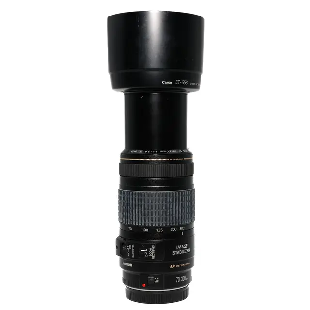 BRUKT Canon EF 70-300mm f/4-5.6 IS USM Tilstand: 3 | Canon EF 