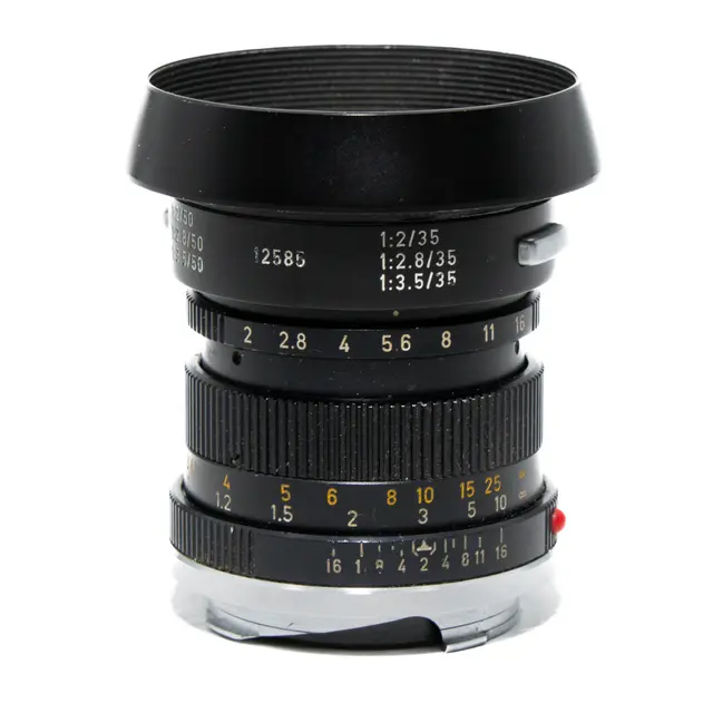 BRUKT Leitz Wetzlar Summicron-M 50mm f/2 Tilstand: 3 | 