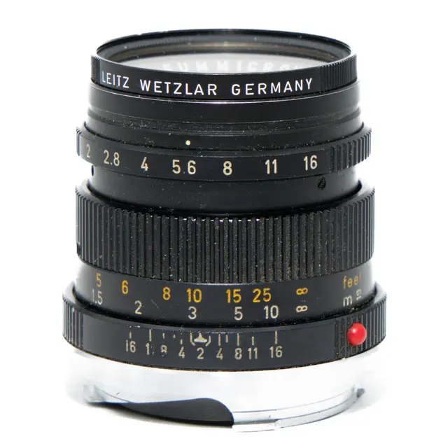 BRUKT Leitz Wetzlar Summicron-M 50mm f/2 Tilstand: 3 | 
