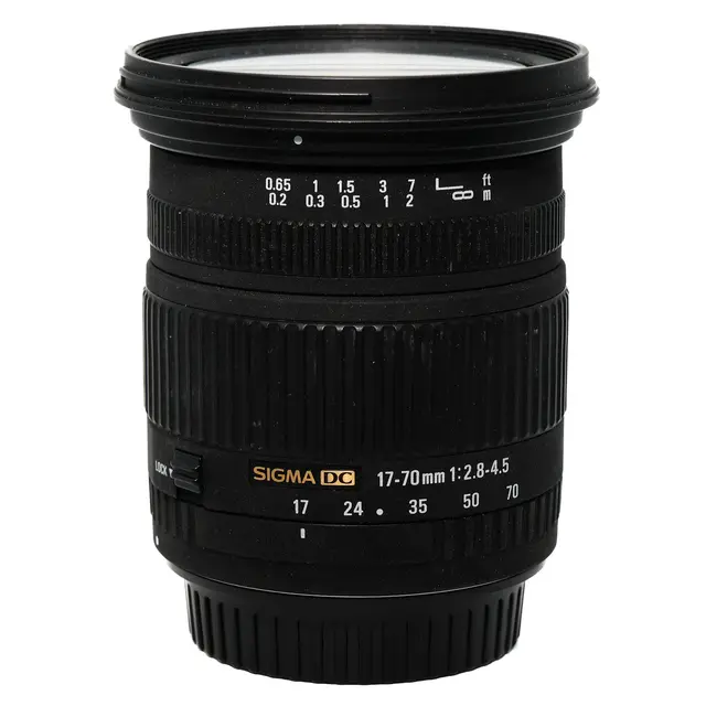 BRUKT Sigma 17-70mm f/2.8-4.5 DC Tilstand: 3 | Canon EF 