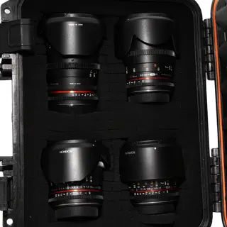 BRUKT Rokinon 24/35/50/85mm T1.5 Bundle Tilstand: 2 | Canon EF