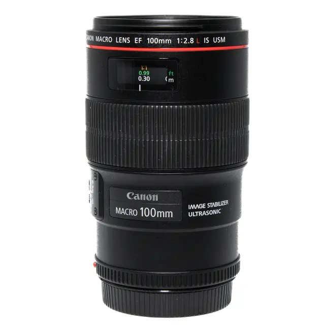 BRUKT Canon EF 100mm f/2.8 L IS USM Tilstand: 2 | Canon EF 