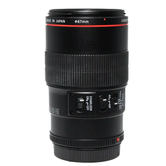 BRUKT Canon EF 100mm f/2.8 L IS USM Tilstand: 2 | Canon EF 