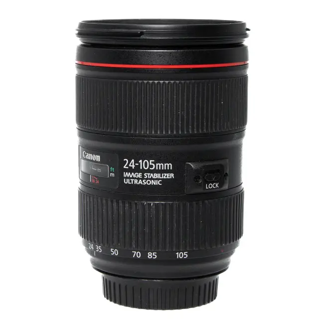BRUKT Canon EF 24-105mm f/4 L IS USM Tilstand: 2 | Canon EF 