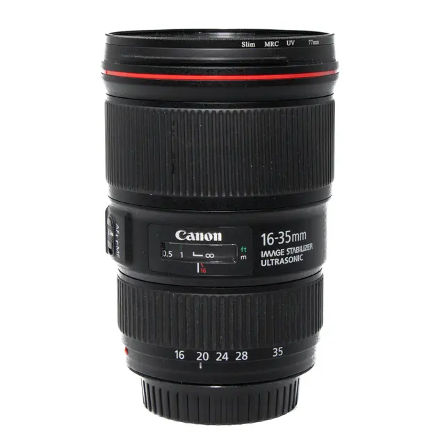 BRUKT Canon EF 16-35mm f/4 L IS USM Tilstand: 2 | Canon EF 