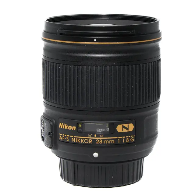 BRUKT Nikon AF-S Nikkor 28mm f/1.8G Tilstand: 2 | Nikon F (FX) 