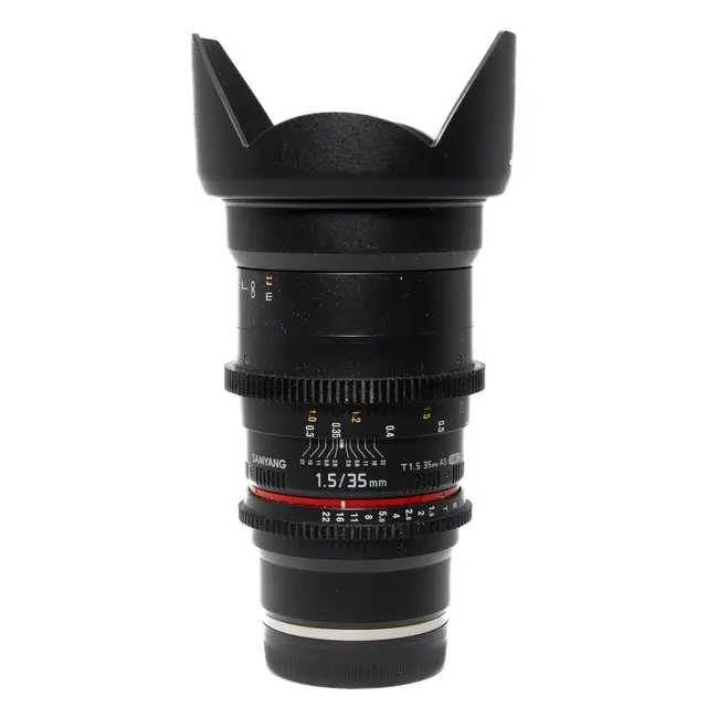 BRUKT Samyang 35mm T1.5 VDSLR AS UMC Tilstand: 3 | Sony FE 