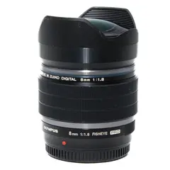 BRUKT Olympus ED 8mm f/1.8 Fisheye PRO Tilstand: 3 | MFT