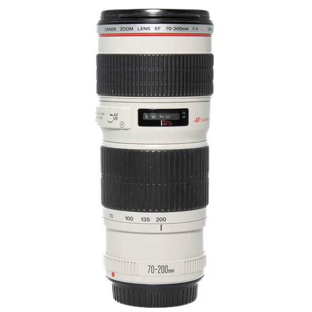 BRUKT Canon EF 70-200mm f/4 L USM Tilstand: 3 | Canon EF 