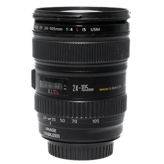 BRUKT Canon EF 24-105mm f/4 L IS USM Tilstand: 3 | Canon EF 