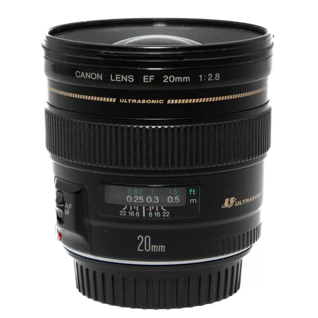 BRUKT Canon EF 20mm f/2.8 USM Tilstand: 3 | Canon EF 