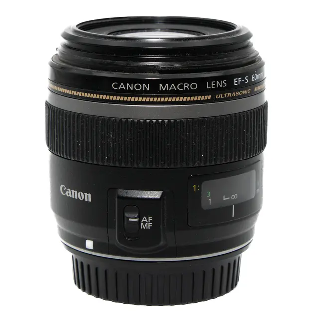 BRUKT Canon EF-S 60mm f/2.8 Macro Tilstand: 3 | Canon EF-S 