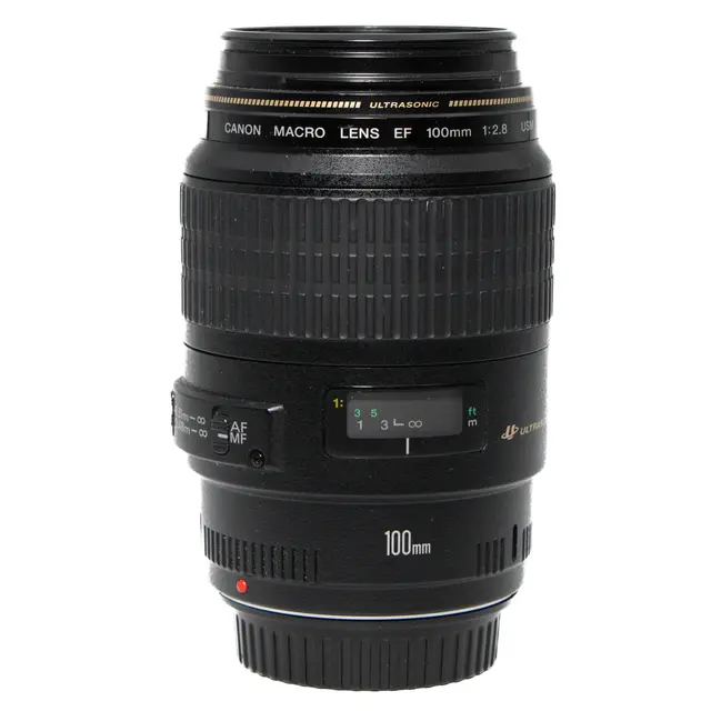 BRUKT Canon EF 100mm f/2.8 Macro Tilstand: 3 | Canon EF 