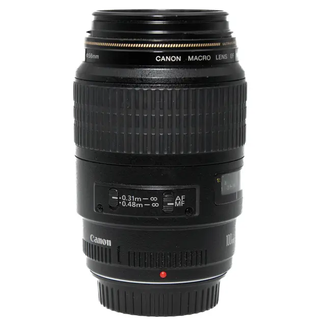 BRUKT Canon EF 100mm f/2.8 Macro Tilstand: 3 | Canon EF 