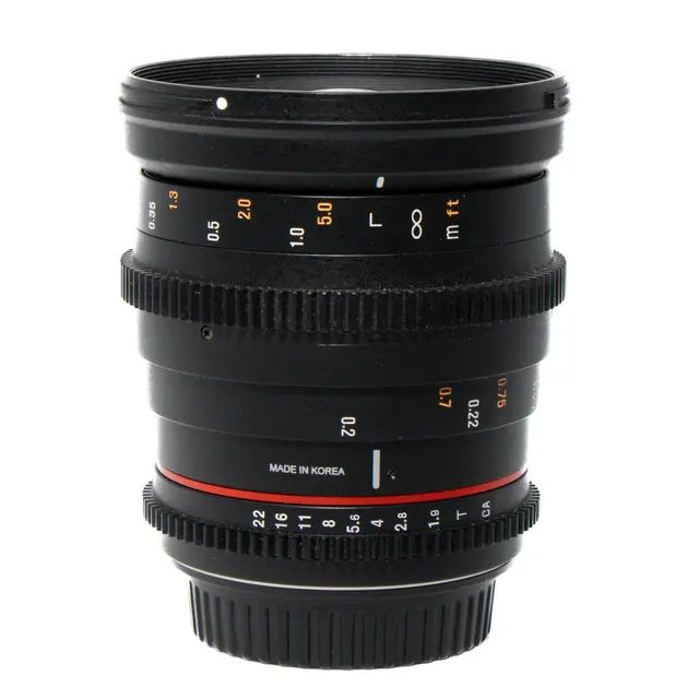 BRUKT Samyang 20mm T1.9 ED AS UMC Tilstand: 3 | Canon EF 