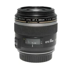 BRUKT Canon EF-S 60mm f/2.8 USM Macro Tilstand: 3 | Canon EF-S