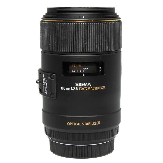 BRUKT Sigma 105mm f/2.8 EX DG OS HSM Tilstand: 2 | Canon EF 
