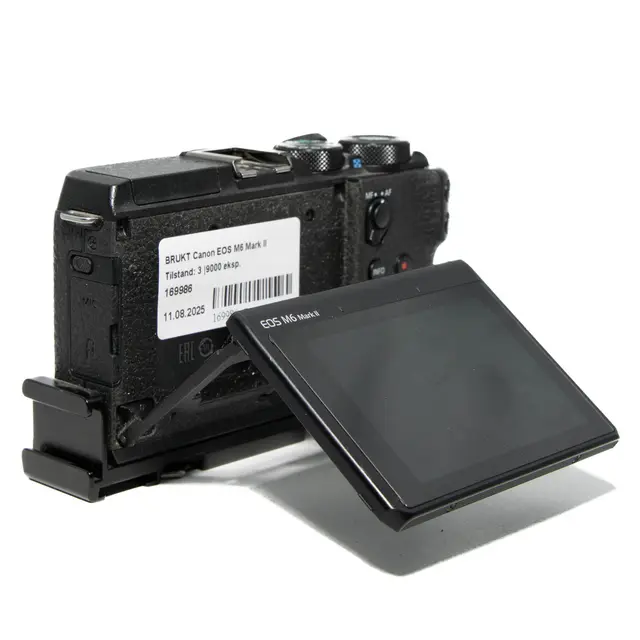 BRUKT Canon EOS M6 Mark II Tilstand: 3 |9000 eksp. 