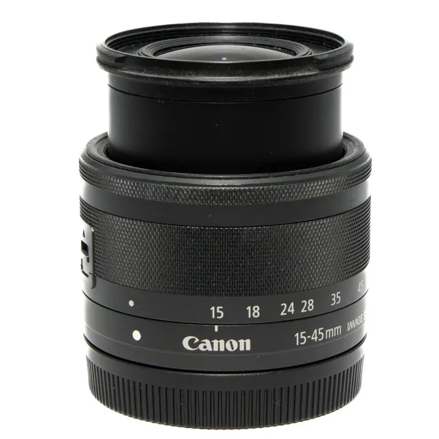BRUKT Canon EF-M 15-45mm f/3.5-6.3IS STM Tilstand: 3 | Canon EF 