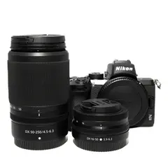 BRUKT Nikon Z50 m/16-50mm og 50-250mm Tilstand: 3 | eksp.