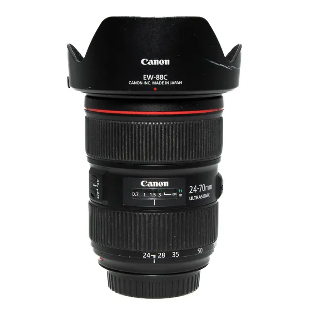 BRUKT Canon EF 24-70mm f/2.8 L USM II Tilstand: 2 | Canon EF 