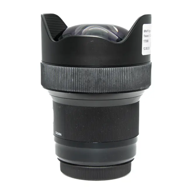 BRUKT Sigma 14mm f/1.8 DG HSM Art Tilstand: 3 | Canon EF 