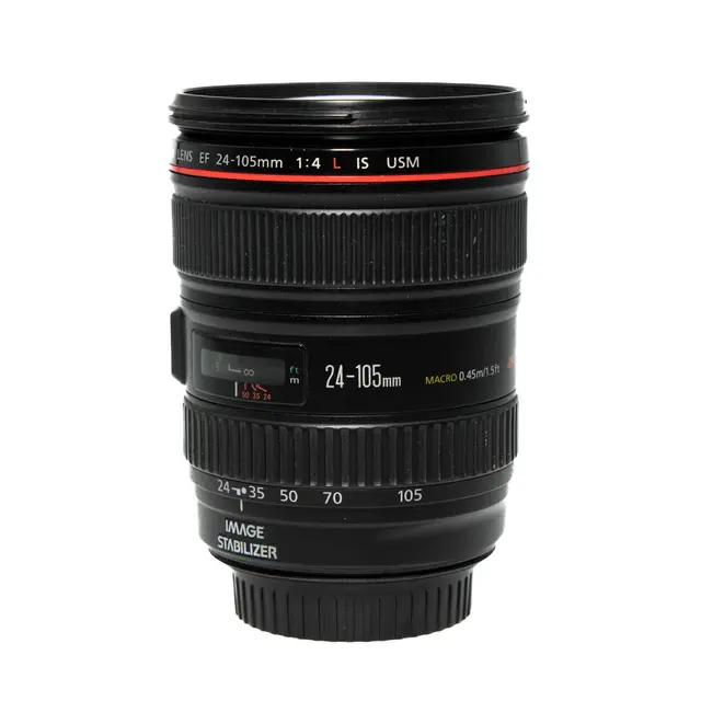 BRUKT Canon EF 24-105mm f/4 L IS USM Tilstand: 3 | Canon EF 
