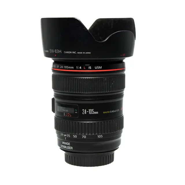BRUKT Canon EF 24-105mm f/4 L IS USM Tilstand: 3 | Canon EF 