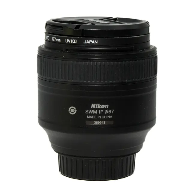 BRUKT Nikon 85mm f/1.8 G Tilstand: 3 | Nikon F (FX) 