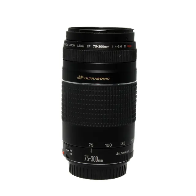 BRUKT Canon EF 75-300mm f/4-5.6 USM III Tilstand: 3 | Canon EF 