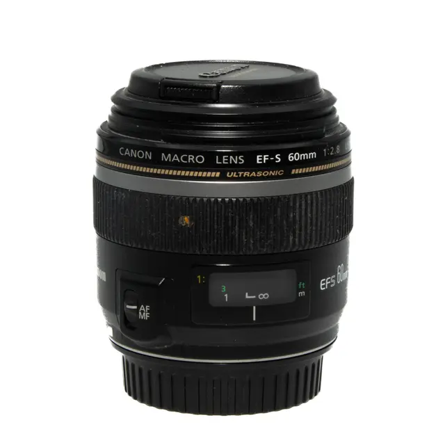 BRUKT Canon EF-S 60mm f/2.8 USM Macro Tilstand: 3 | Canon EF-S 