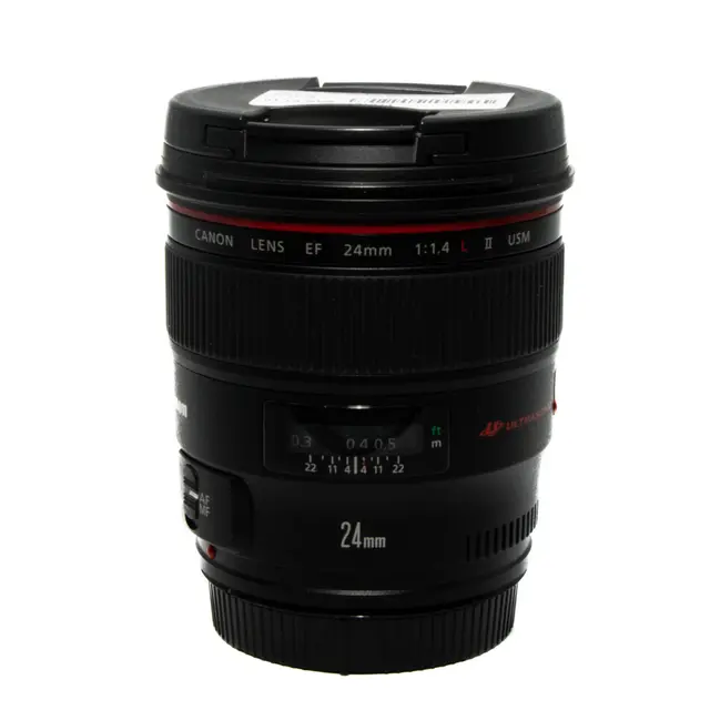 BRUKT Canon EF 24mm f/1.4 L USM II Tilstand: 2 | Canon EF 