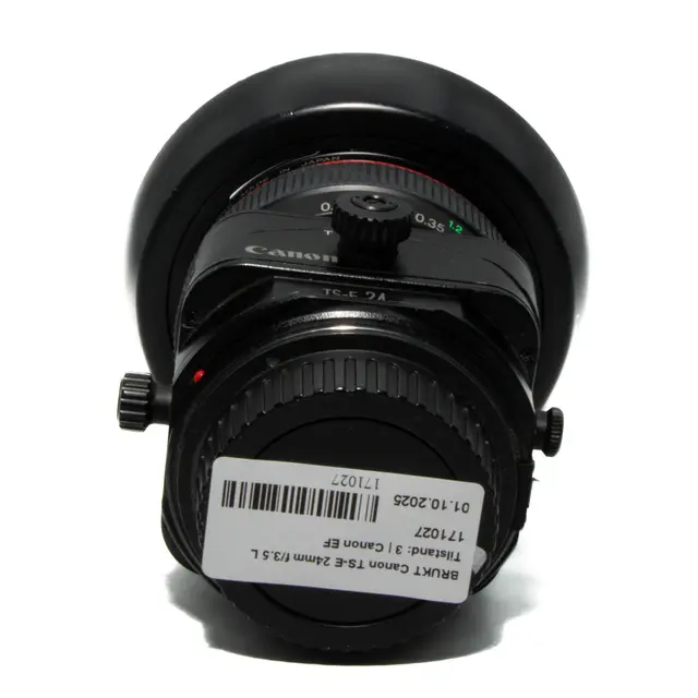 BRUKT Canon TS-E 24mm f/3.5 L Tilstand: 3 | Canon EF 