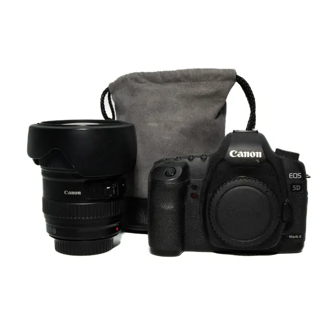 BRUKT Canon EOS 5D Mark II kit 24-105 Tilstand: 3 |56575 eksp. 