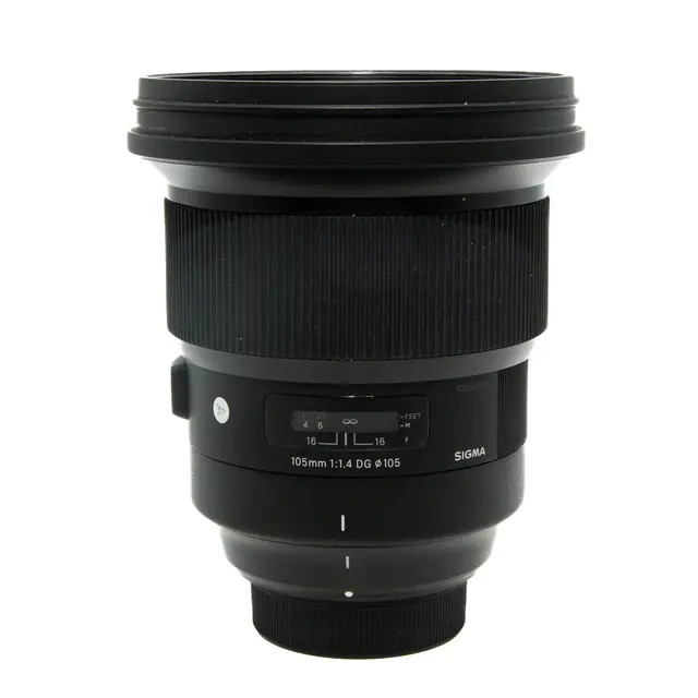 Sigma 105mm f/1,4 DG ART Nikon Tilstand: 2 - Nikon F (DX) 