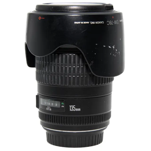 BRUKT Canon EF 135mm f/2 L USM Tilstand: 3 | Canon EF 