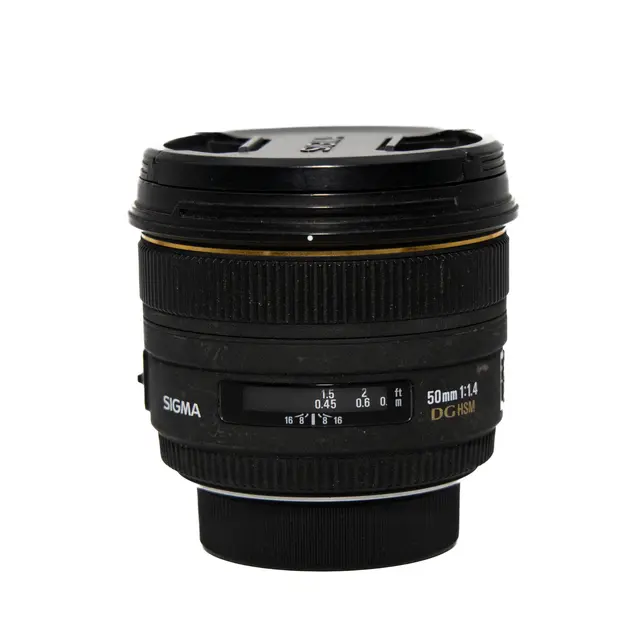 BRUKT Sigma 50mm f/1.4 EX DG HSM Tilstand: 3 | Nikon F (FX) 