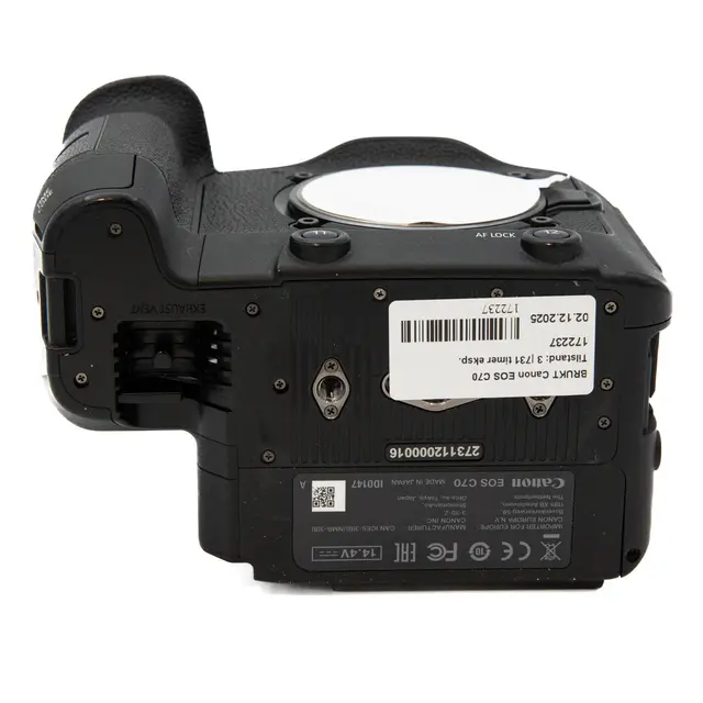 BRUKT Canon EOS C70 Tilstand: 3 |731 timer eksp. 