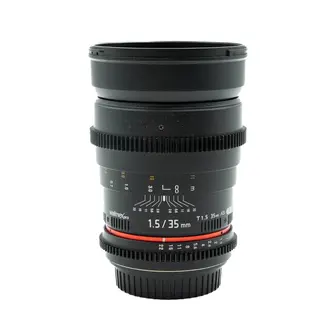 BRUKT Rokinon 35mm T 1.5 AS UMC Tilstand: 3 | Canon EF