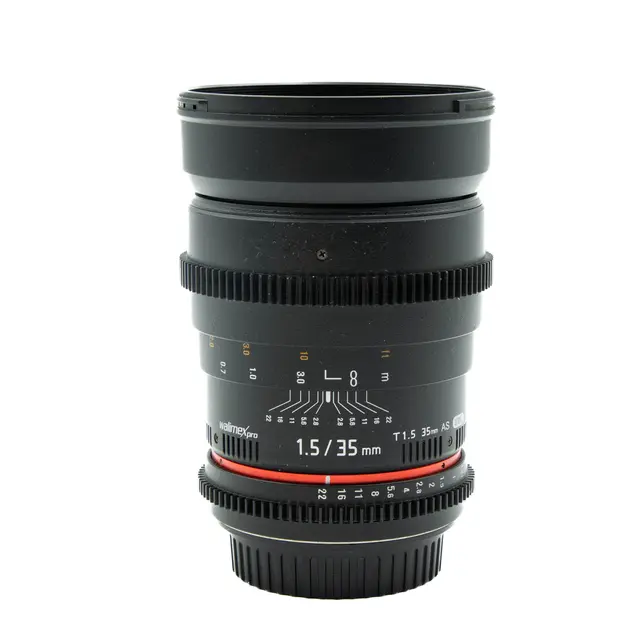 BRUKT Rokinon 35mm T 1.5 AS UMC Tilstand: 3 | Canon EF 