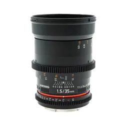 BRUKT Rokinon 35mm T 1.5 AS UMC II Tilstand: 3 | Canon EF