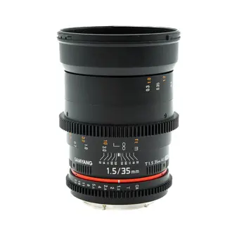 BRUKT Rokinon 35mm T 1.5 AS UMC II Tilstand: 3 | Canon EF