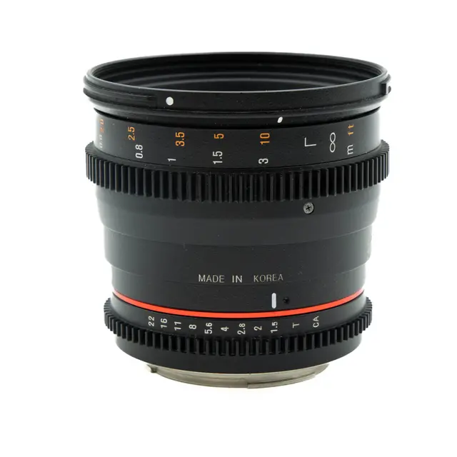 BRUKT Rokinon 50mm T 1.5 AS UMC Tilstand: 3 | Canon EF 